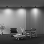 Потолочный светодиодный светильник Maytoni Zon C032CL-12W4K-SQ-B
