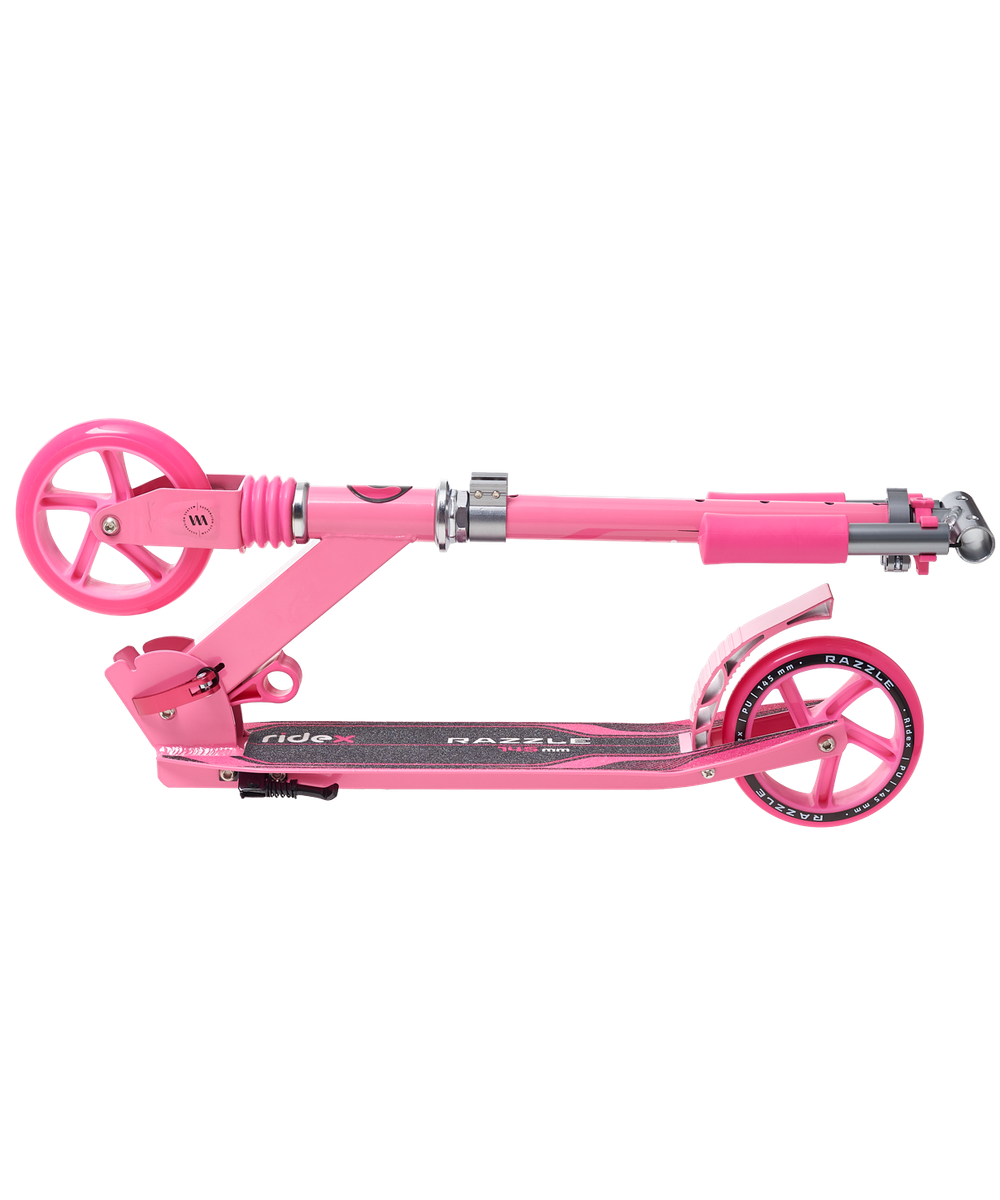 Самокат городской RIDEX Razzle R 145 мм, розовый/серый