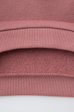 ZARA ТОЛСТОВКА С АППЛИКАЦИЕЙ «ЛЕБЕДЬ», ТЕМНО-РОЗОВЫЙ