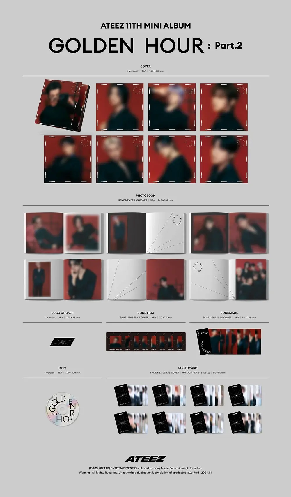 Альбом ATEEZ - Golden Hour : Part.2 (Digipack ver.)