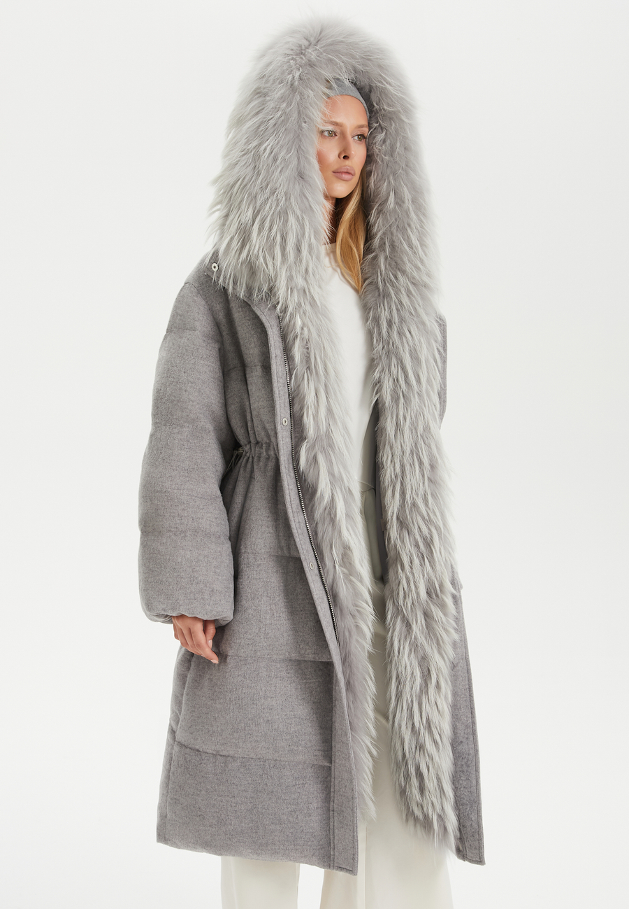 Удлиненный пуховик Cozy