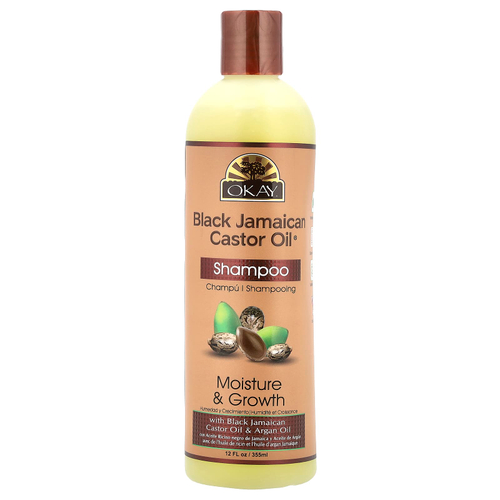 Okay Pure Naturals, черное ямайское касторовое масло®, шампунь, 355 мл (12 жидк. унций)