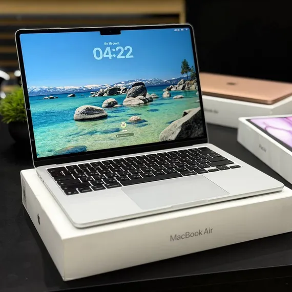 Б/У Ноутбук MacBook Air 13 M5 12/512Gb Silver 100% (16 циклов) (HCD7RLX493)