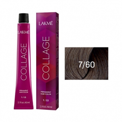 Lakme Collage Крем-краска для волос, 7/60 Средний блондин коричневый, 60 мл