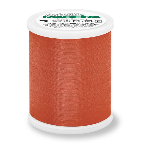 Нитки вышивальные хлопок Madeira Cotona №50, 1000 м, цв. 787, 9350, 5 катушек