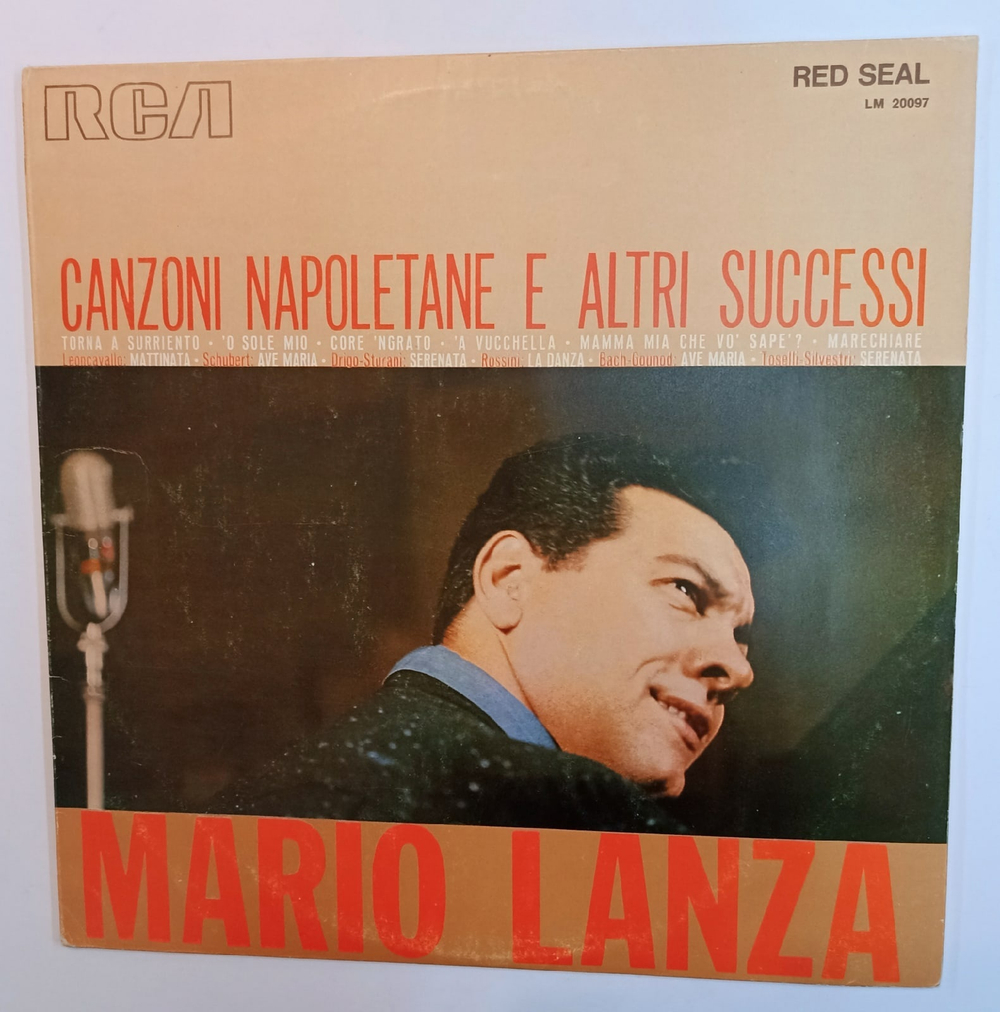 Mario Lanza Canzoni Napoletane E Altri Successi (Italy 1971)