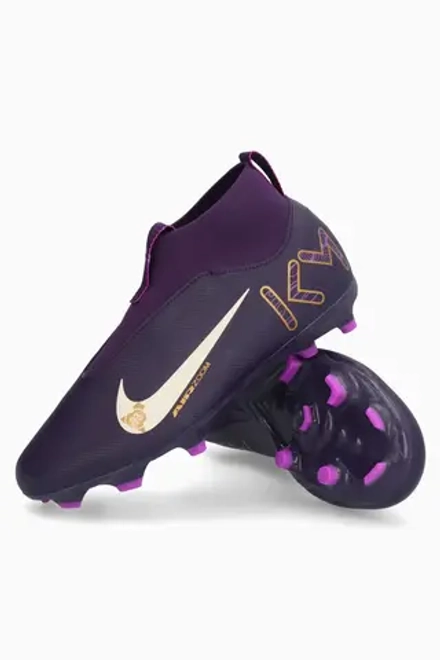 Бутсы Nike Zoom Mercurial Superfly 10 Academy Mbappe FG/MG Junior - фиолетовый