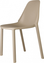 Стул пластиковый Scab Design Piu, тортора