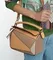 Маленькая сумка на плечо Loewe Puzzle коричнево-бежевый