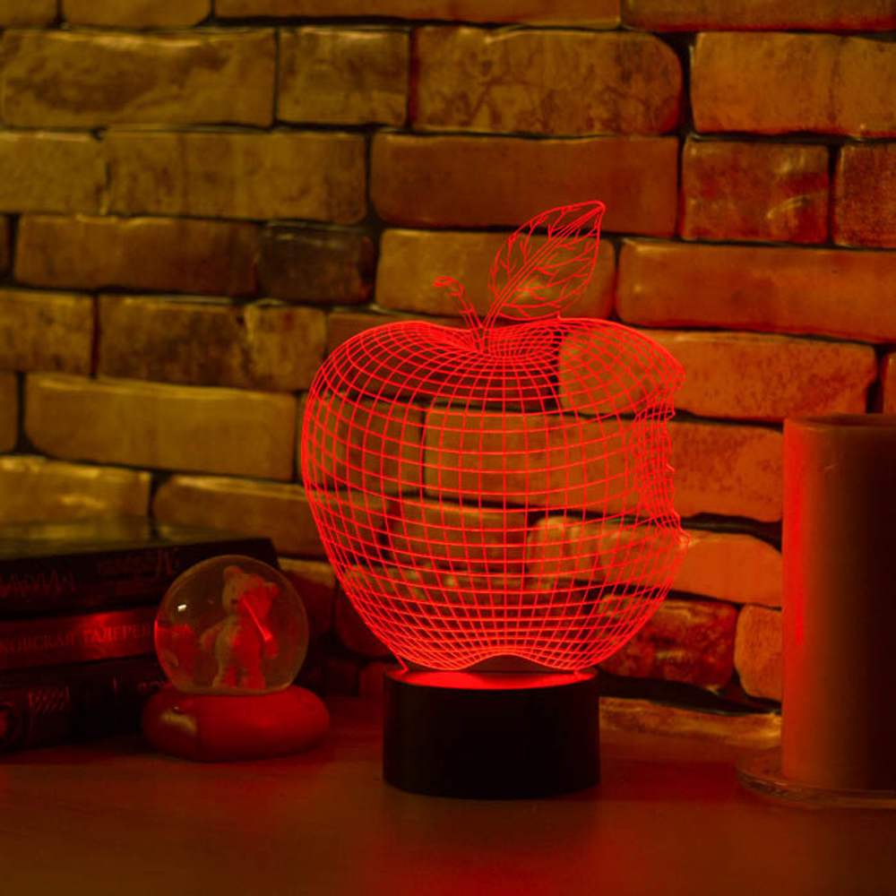3Д-светильник "Яблоко - Apple"