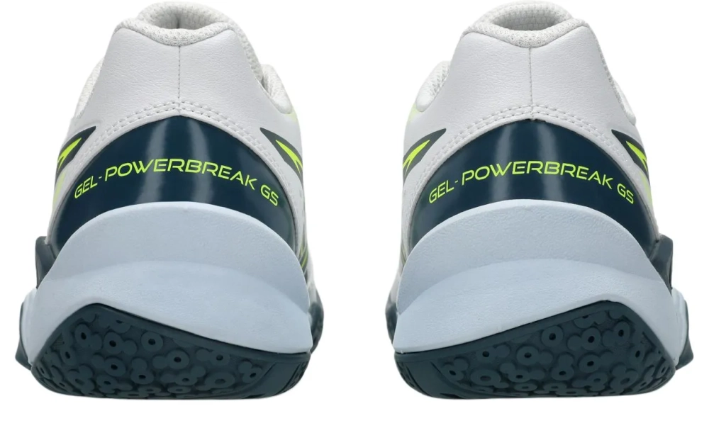 Детские теннисные кроссовки Asics Gel-Powerbreak GS - white/raw indigo