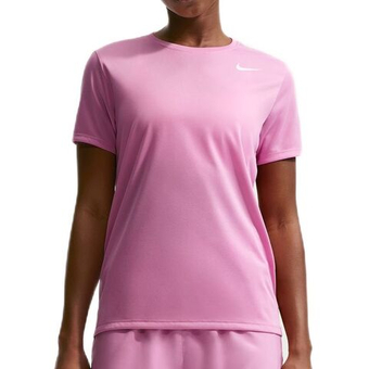 Женская теннисная футболка Nike Dri-FIT - light magenta/white