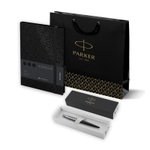 Подарочный набор: Шариковая ручка Parker Jotter + ежедневник, черный