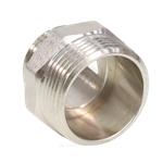 Ниппель латунь никель переходной Ду 32х20 (1 1/4"х3/4") НР VALFEX VF.580.N.114.034