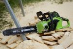 Аккумуляторная цепная пила Greenworks GD40CS18, 2005807,40v, 40 см, без АКБ и ЗУ