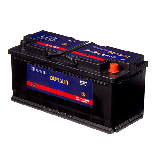 Аккумулятор OURSUN DIN AGM VRL6 (105-H9), 105Ah, 950A, 394x175x190, бортик VRL6105H9