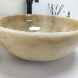 Раковина из оникса Bowl Sunset BO-60594 45x45x17 из натурального камня