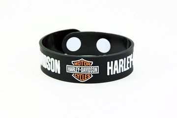 Браслет Harley Davidson белая надпись