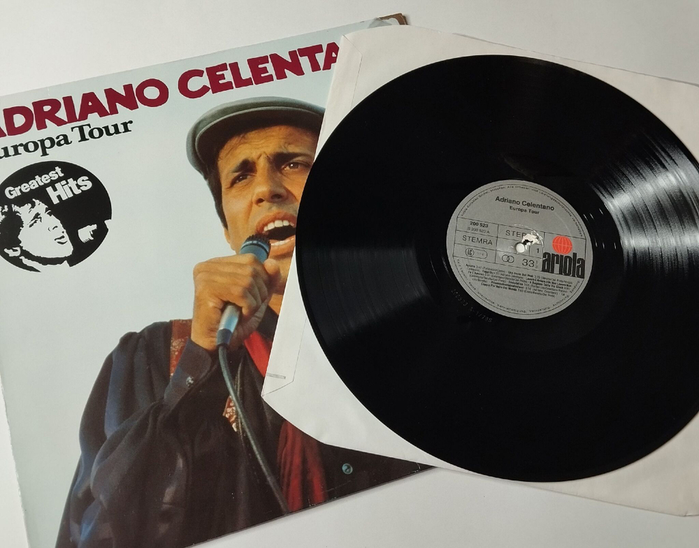 Винтажная виниловая пластинка LP The Best Of Adriano Celentano Адриано Челентано (Germany 1979)