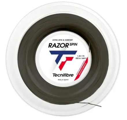Струны теннисные Tecnifibre Razor Spin (200 m) - carbon