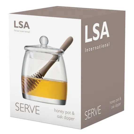 Банка для меда с ложкой serve, 590 мл