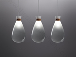 Pendant design lamp SOFFI ( M ) by Poltrona Frau
