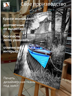 Картина "Пурпурные зонты", интерьерная 50х70см 1шт.