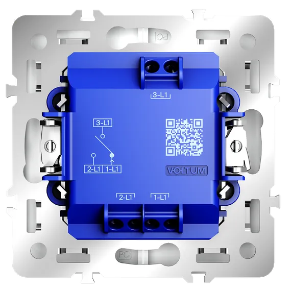 Выключатель для жалюзи Voltum S70 Белый матовый VLS020702