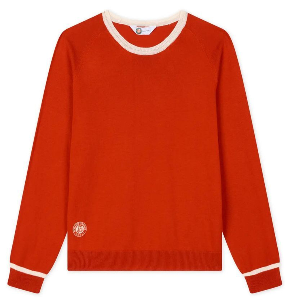 Женская теннисная куртка Roland Garros Heritage Tiffany Sweater - clay