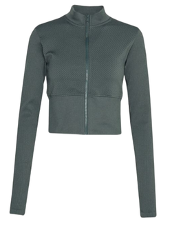 Женская Кофта теннисная Calvin Klein Sameless Full Zip Jacket - серый