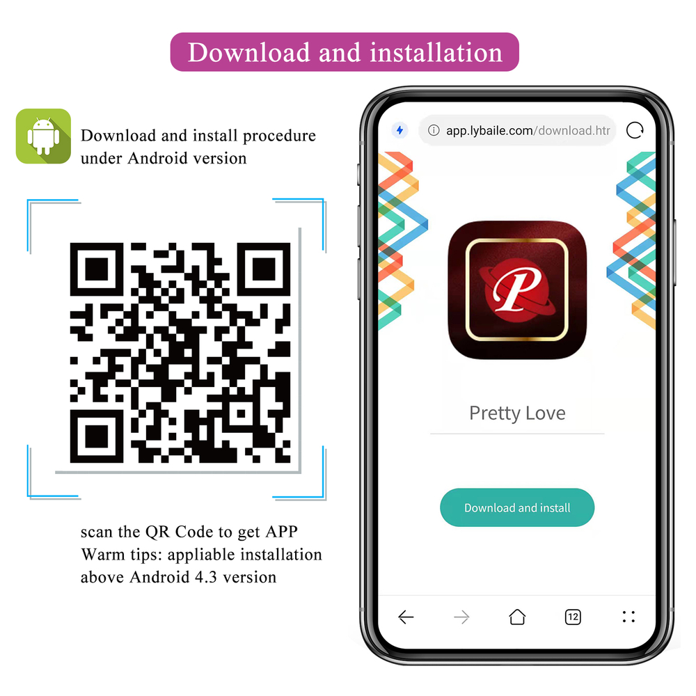 Pretty Love August Вибратор для пар со смарт управлением BI-014582HP