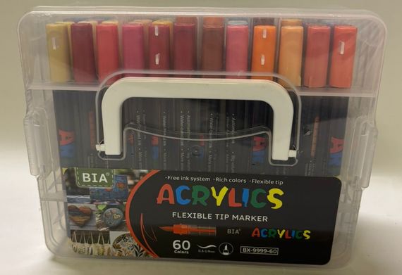 Flomaster \ фломастеры Acrylics BİA 60 colors