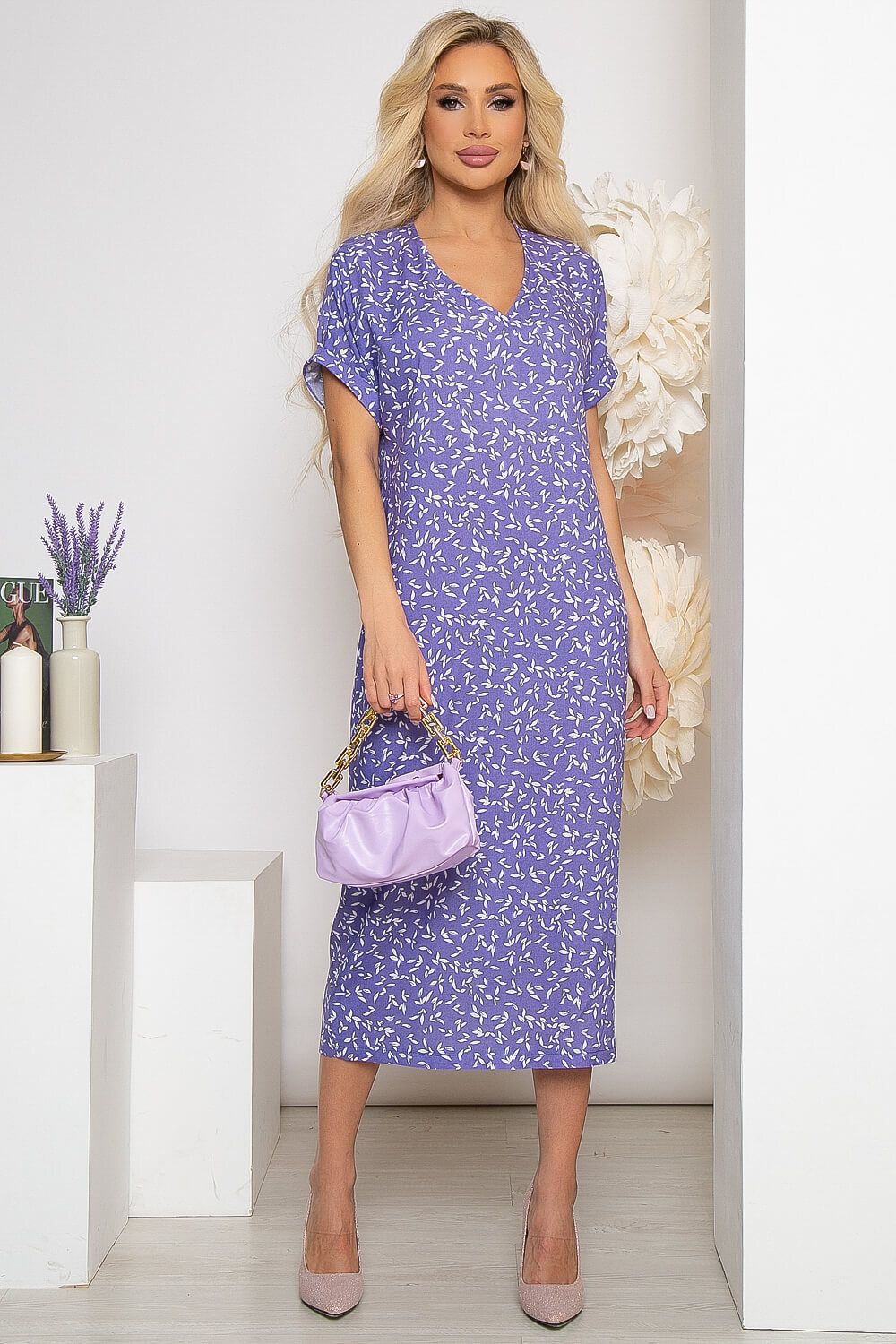 Платье "Герда" (васильковое) П3862 LT Collection