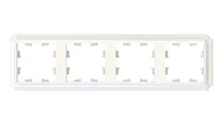 Рамка пластиковая на 4 поста универсальная Systeme Electric AtlasDesign Antique Жемчуг ATN100404