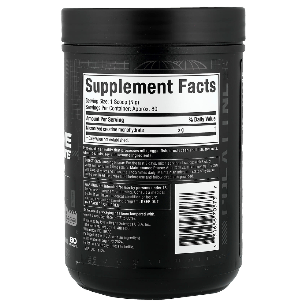 MuscleTech, Platinum, 100% моногидрат креатина, с нейтральным вкусом, 400 г (14,11 унции)