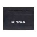 Balenciaga Cash Cow Leather Card Holder Card Holder Men"s Black