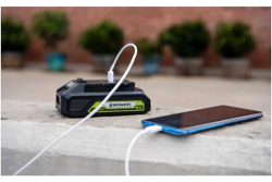 Аккумулятор GREENWORKS G24USB2 24В,2Ач,с USB разъемом (2939207)