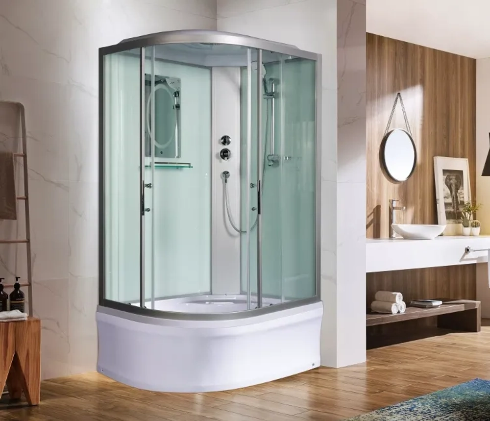 Душевая кабина WeltWasser (ВельтВассер) Halle 1202 R, с высоким поддоном, 120x90x217