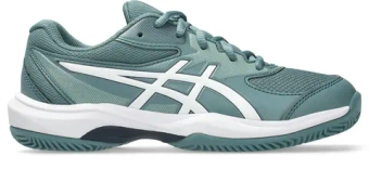 Детские Кроссовки теннисные  Asics Gel-Game GS Clay/OC - foggy teal/white