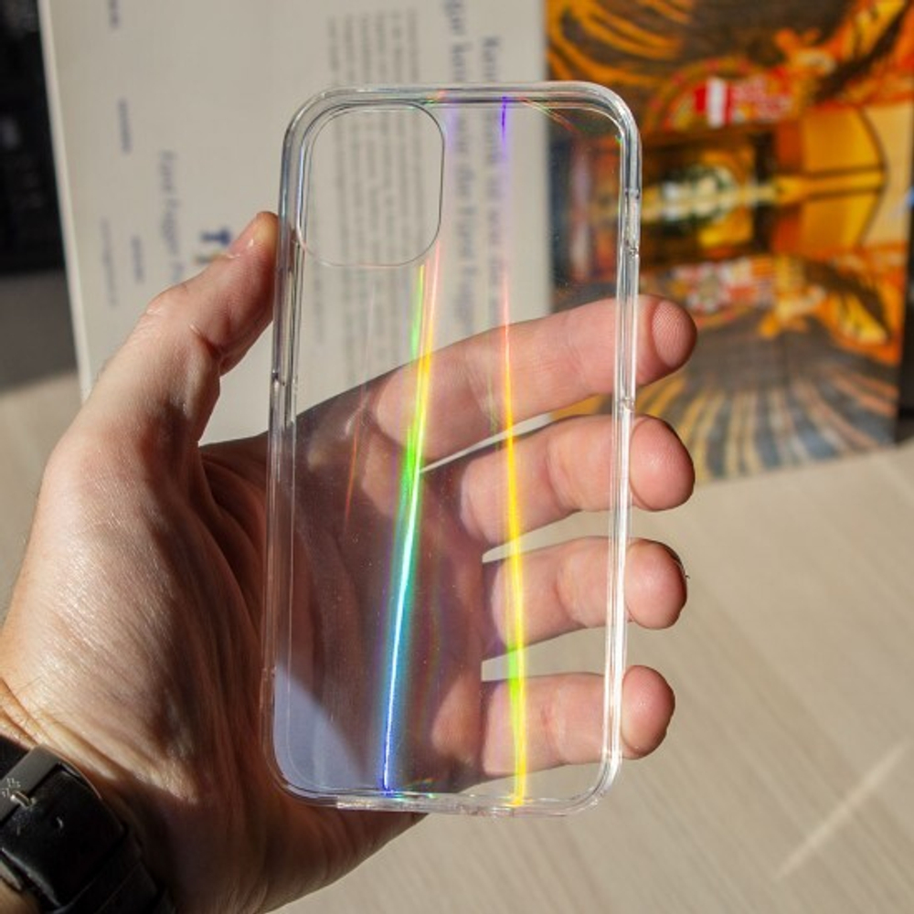 Силиконовый чехол Laser для iPhone 12 Mini, 012002