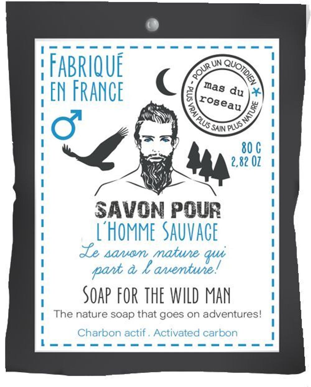 Мыло HOMME SAUVAGE Мыло Mas du Roseau 100 мл Голубой