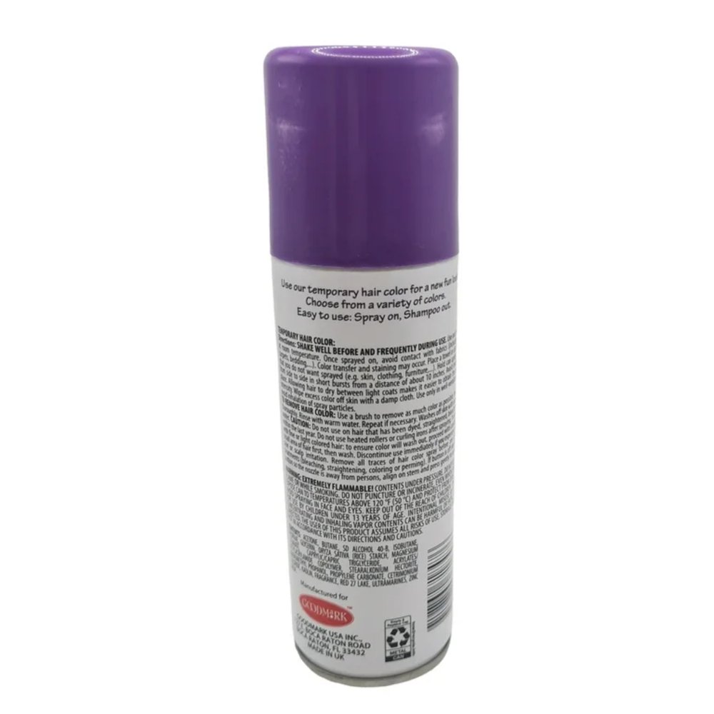 Leilu Hair Color Purple - Цветной лак для волос Фиолетовый 125 мл