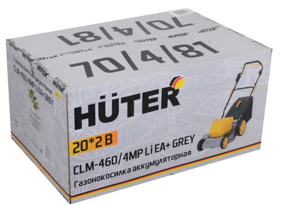 Газонокосилка аккумуляторная самоходная HUTER CLM-460/4MP Li ЕА+