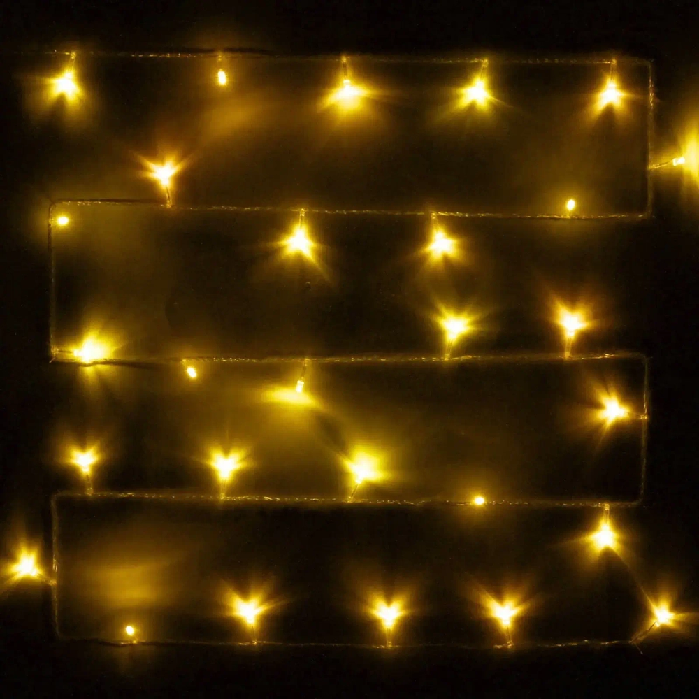 Гирлянда для дома 24м 280 ламп LED прозрач.пров.,8 реж, IP-20, Теплый белый (возможность соединения)