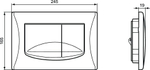 Панель Смыва Ideal Standard PROSYS SOLEA R0109AC