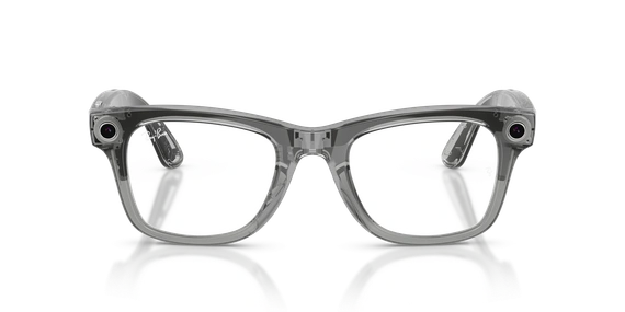 Умные очки Ray-Ban Meta Wayfarer Gen 2 (RW4012) Shiny Transparent Grey/Clear/Sapphire Transitions S53 T155