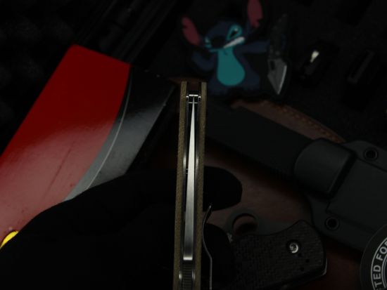 Складной нож Spyderco Paramilitary 2 81MPCW2 CRUWEAR c клинком из стали CPM Cru-Wear, рукоять микарта