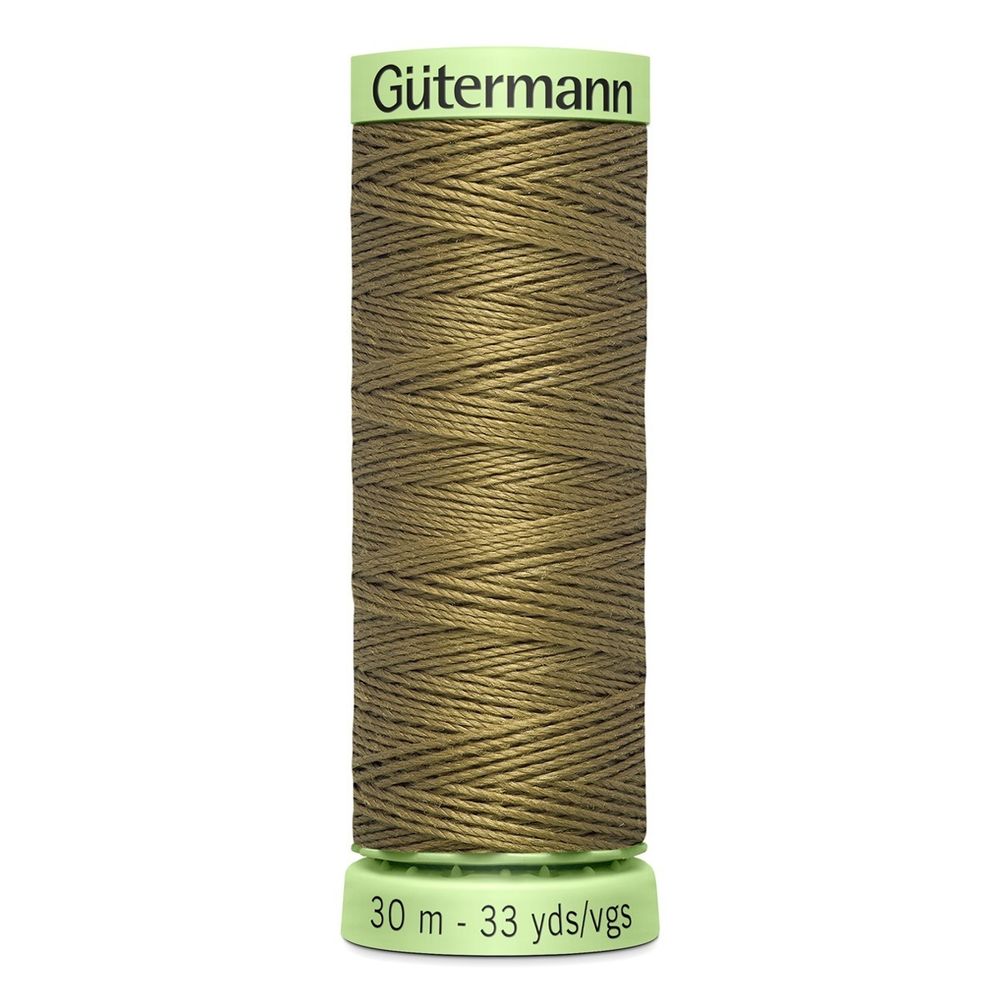 Нитки отделочные Gutermann Top Stitch 30 (30 метров), 5 кат. | 528 защитно-оливковый