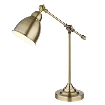 Настольная лампа 1*E27 A2054LT-1AB античная бронза Braccio Arte lamp