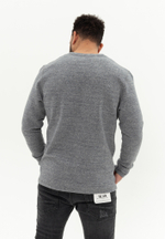 Свитшот Bowery NYC "Salt Surfers Clan" Black Melange